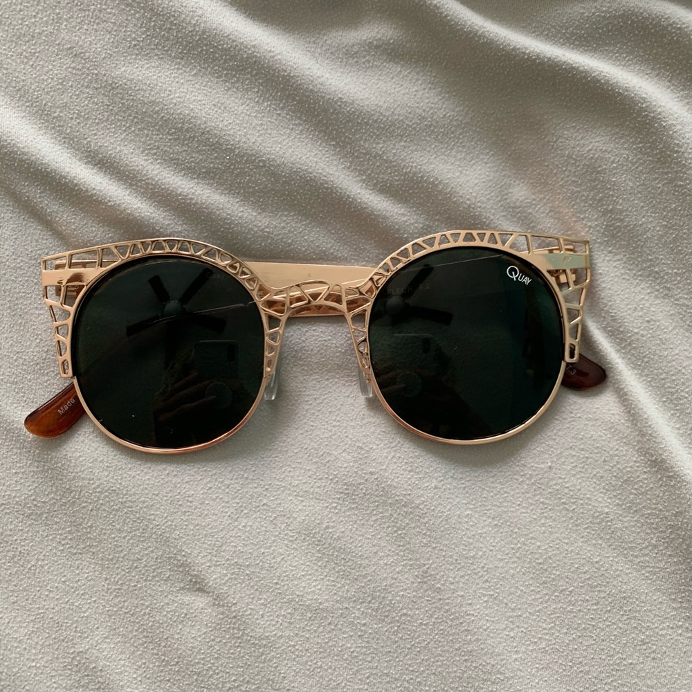 Quay Australia Gold Sunglasses